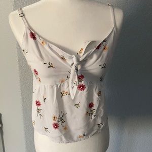 Hollister strap crop cami top  size XS